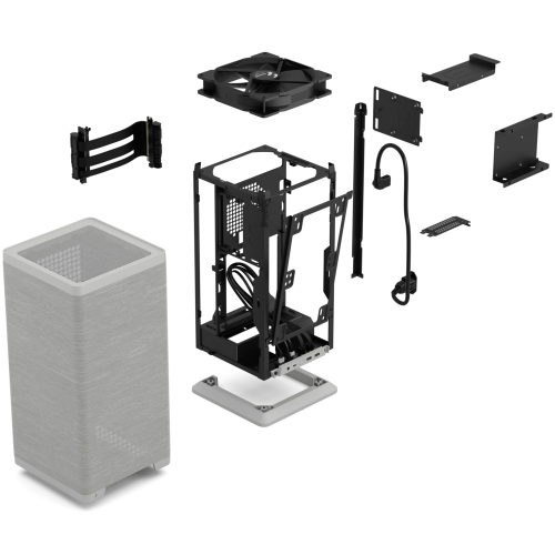 Корпус Fractal Design Mood Mini-Tower Light Gray с поддержкой SFX БП и USB 3.2 Type-C