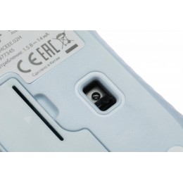 Мышь Acer OMR205 белый/голубой оптическая 1200dpi беспров. USB для ноутбука 3but (ZL.MCEEE.02H)