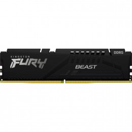 Память оперативная/ Kingston 32GB 6400MT/s DDR5 CL32 DIMM (Kit of 2) FURY Beast Black EXPO