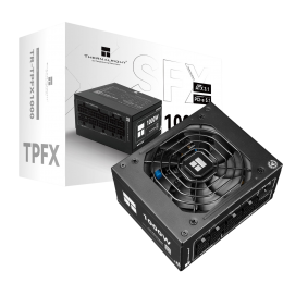 Блок питания 1000W/ Power Supply Thermalright, 1000W 80+ Platinum (SFX, 3.1, PCIe 5.1, Full modular, 1x24(20+4)pin, 1xCPU 8(4+4)pin, 2xPCIe*2 8(6+2)pin, 1x12V-2x6, 6xSATA3, 3xMOLEX4pin, Active, 92x92mm, 100x125x64mm, APFC, OPP, OVP, OTP, OCP, SCP, UVP, bl
