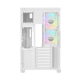 Корпус ПК без блока питания/ Case Ocypus Delta C74 WH ARGB, Midi-Tower, TG, 2x120mm ARGB, 2xUSB-A 3.0 + 1xUSB-C 3.1, ATX, mATX, mITX White
