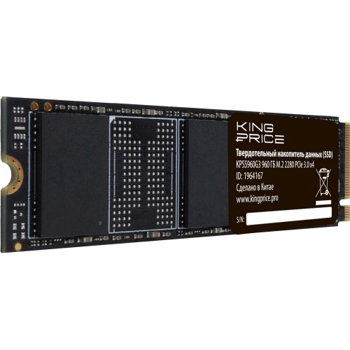 Купить твердотельный накопитель KingPrice PCIe 3.0 x4 960GB M.2 2280 - высокая скорость и надежность для вашего ПК