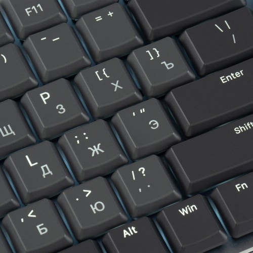 Клавиатура Оклик K953X: Механическая USB Multimedia LED с Кабелем 1.5м в Черном/Сером Цвете
