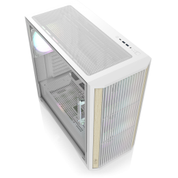 Корпус без блока питания/ Case Raijintek AGOS MAX-MS4, Midi-Tower, TG, 4x140mm ARGB, 2xUSB 3.0 + 1xUSB Type-C, E-ATX, ATX, mATX, mITX White