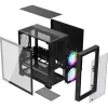Корпус PCCooler C3D310 BK ARGB Mini-Tower с Mesh и 2x120mm ARGB для mATX/mITX