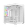 Корпус ПК Ocypus Delta C74 WH ARGB: Midi-Tower с 2x120mm ARGB, USB-A 3.0 и USB-C 3.1 для ATX, mATX, mITX