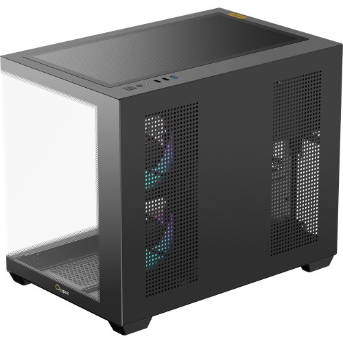 Корпус ПК Ocypus Gamma C54 BK ARGB: Midi-Tower с 3x120mm ARGB и USB 3.0 для mATX и mITX