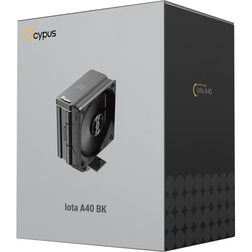 Кулер для процессора Ocypus Iota A40 BK - мощный 220W с LED индикатором температуры, совместимый с AM5/AM4
