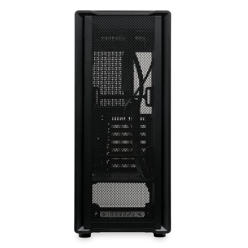 Корпус без блока питания/ Case HSPD M530, Mesh Mid Tower, Black, TG, 0.4 SPCC, no fans ATX, mATX, mITX 155/290/200mm 2x2.5", 2x3.5", 7xPCI 1xUSB-A 3.0, 2xUSB-A 1.0 335x193x445mm