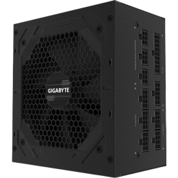 Блоки питания/ Power Supply Gigabyte GP-P750GM, 750W 80+ Gold (ATX, 2.31, Full modular, 1x24(20+4)pin, 2x4+4-pin CPU, 3xMolex, 4x6+2-pin PCIe, 8xSATA3, Active, 120x120mm, 150x140x86mm, APFC, black)