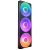 Кулер для корпуса ПК/ Case Cooler NZXT F360 RGB Core (120x120x25mm, 4-pin PWM, RGB, 75.12CFM, 30dBA, 2400RPM, Black, Single-Frame RGB Fan Unit) NZXT