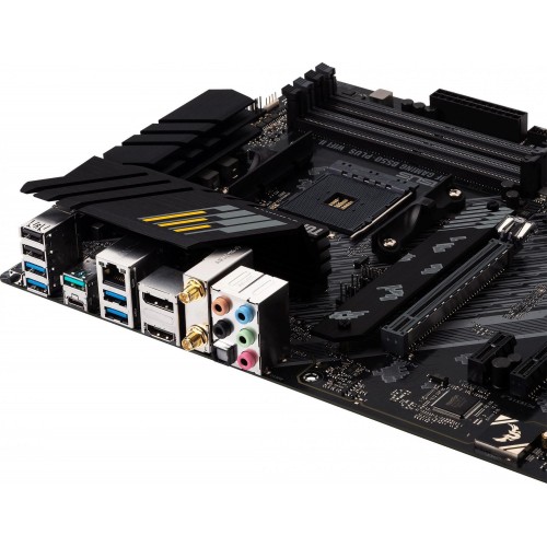 Купить материнскую плату Asus TUF GAMING B550-PLUS WIFI II для AMD AM4 – 4xDDR4, 2.5G, RAID, HDMI, DP