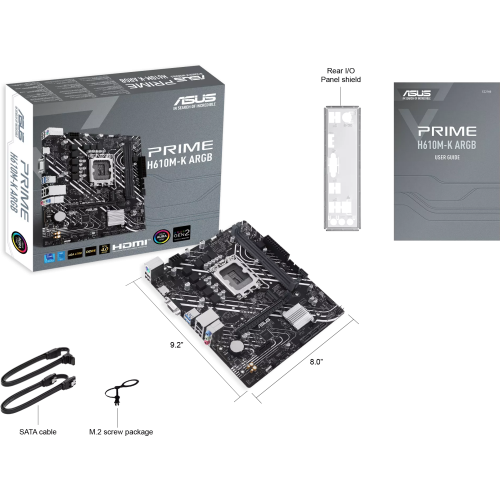 Материнская плата/ PRIME H610M-K D4 ARGB ASUS