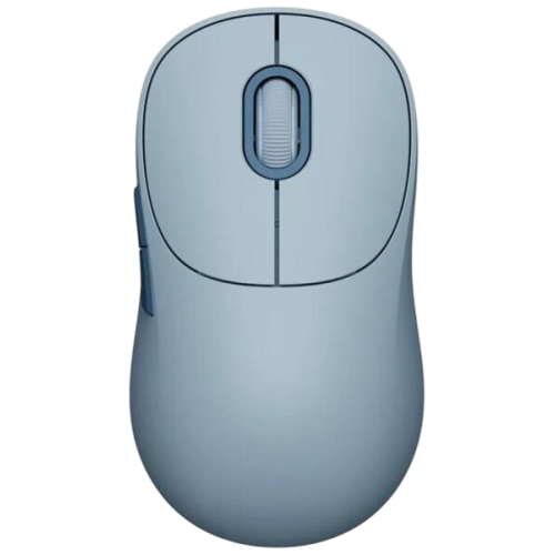 Купить беспроводную мышь Xiaomi Wireless Mouse 3 синий, оптическая 1200dpi, тихая, для ноутбука - BHR8914GL