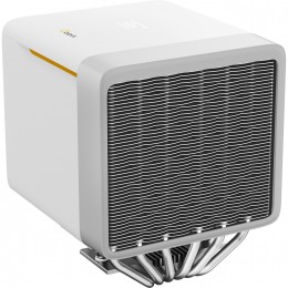 Кулер для процессора/ CPU Cooler Ocypus Delta A62 EX WH Digital (250W, 4-pin PWM, LED temp., 160mm, Al/Cu, 6x6mm, 2x120mm, 70CFM, 31dBA, 1800RPM, S: 1851/1700/1200/115X, AM5/AM4, white)