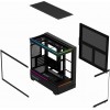 Корпус без блока питания/ Case Thermalright M10 Vision, Mini-Tower, TG, LCD, ARGB, no fans, 2xUSB-A 3.0, 1xUSB Type-C, mATX, mITX Black
