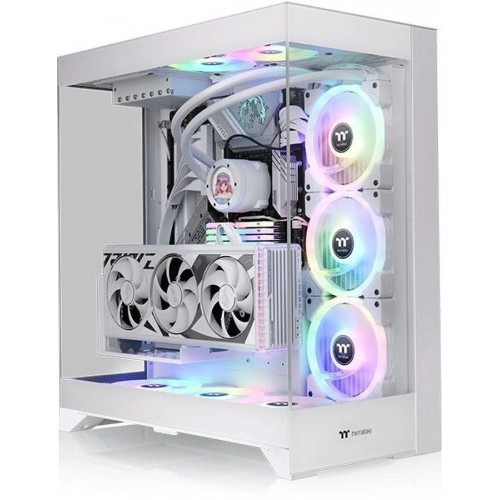 Купить белый корпус Thermaltake CTE E550 TG Snow ATX с поддержкой 8 вентиляторов 120мм и 6 вентиляторов 140мм, 2xUSB3.0 и аудио разъемом - идеальное решение для вашего ПК