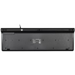 Клавиатура Оклик 480M черный/серый USB slim Multimedia (1067199) кабель 1.5м