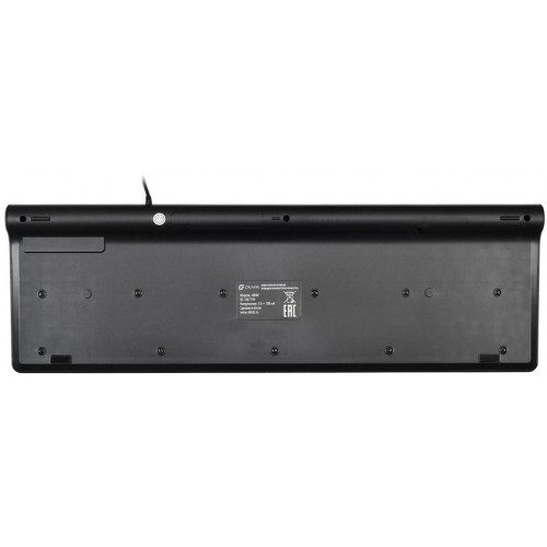 Клавиатура Оклик 480M USB Slim Multimedia черный/серый, 1.5м - идеальный выбор для комфортной работы и игр