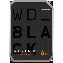 Жесткий диск/ HDD WD SATA3 6Tb Black 7200 256mb 6Gb/s 1 year warranty (replacement WD6004FZWX)