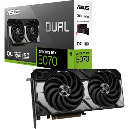 Купить видеокарту DUAL-RTX5070-O12G: Высокая производительность для игр и работы