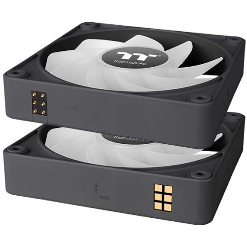 Вентилятор Thermaltake CT120 EX Sync ARGB 120мм - черный, 4-pin, 28.5дБ, упаковка 3шт (CL-F181-PL12SW-A)