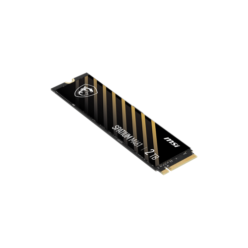 MSI SSD SPATIUM M461, 2000GB, M.2(22x80mm), NVMe, PCIe 4.0 x4, 3D TLC, R/W 5000/4200, IOPs 680 000/880 000, TBW 450, DWPD 0.12 (5 лет) MSI