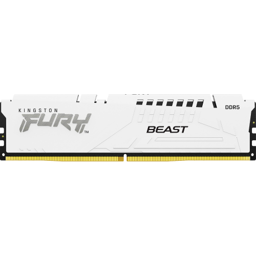 Купить оперативную память Kingston 32GB DDR5 5600MT/s CL36 DIMM FURY Beast White EXPO - Высокая производительность для геймеров и профессионалов