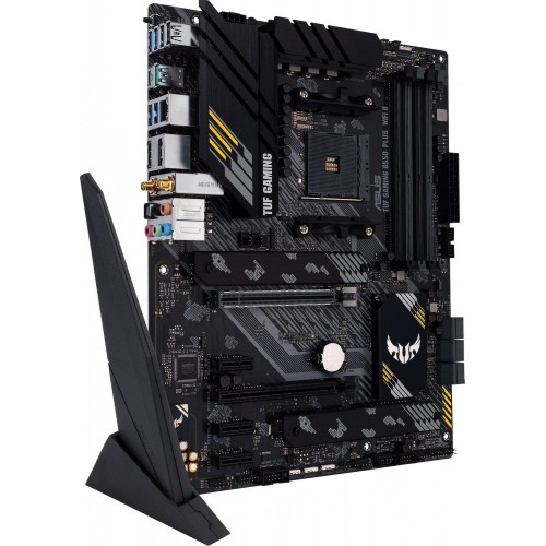 Купить материнскую плату Asus TUF GAMING B550-PLUS WIFI II для AMD AM4 – 4xDDR4, 2.5G, RAID, HDMI, DP