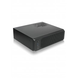 Корпус с блоком питания 230W/ Case Foxline FL-1004-TFX230B-85 mATX case, black, w/PSU TFX 230W 85+ bronze, w/2xUSB3.0, HDA, w/pwr cord, w/8cm FAN