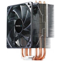Кулер Deepcool Gammaxx 400 Blue Basic Soc-AM5/AM4/1200/1700/1851 черный 4-pin 18-30dB Al+Cu 130W 640gr Ret (DP-MCH4-GMX400P-BL) [DP-MCH4-GMX400P-BL]