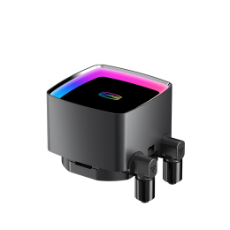 Система охлаждения/ Water Cooling System PCCooler DE360 MAX BK (300W, 360mm, Black, ARGB Pump, Fans: 3x120mm, 66CFM, 34.3dBA, 2200RPM/ Pump height 54mm, 15dBA, 2600RPM, Rad thickness 27mm/ S: 1851, 1700, 1200, 115X, AM5, AM4, AM3)