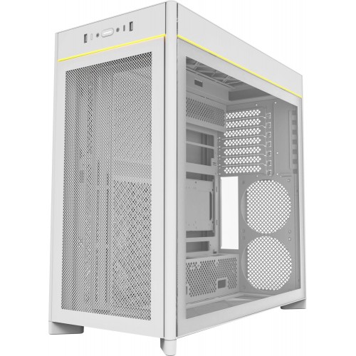 Купить белый корпус Montech HS01 ATX без БП с 2xUSB 3.0 и аудио выходом