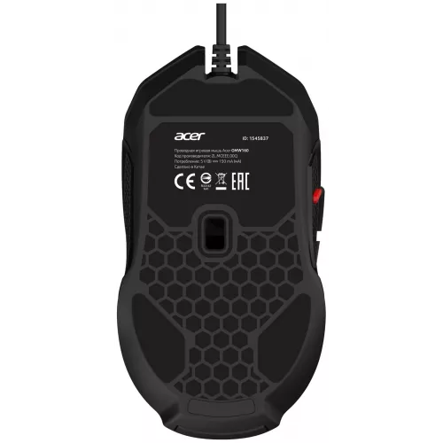 Игровая проводная мышь ACER OMW160 с RGB подсветкой и 6400dpi – идеальный выбор для геймеров