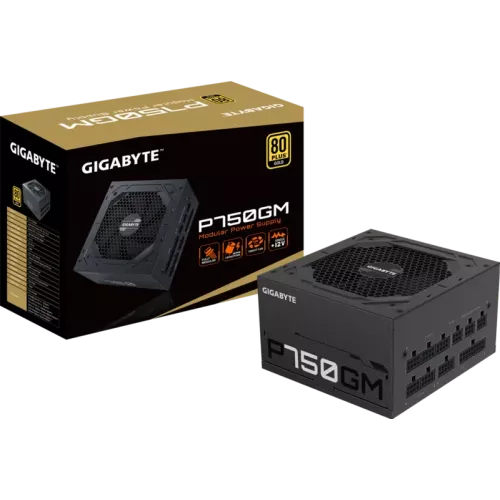 Блок питания Gigabyte GP-P750GM 750W 80+ Gold: Полностью модульный ATX с активным PFC и оптимальной производительностью