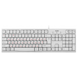 Клавиатура SVEN KB-S300 белая