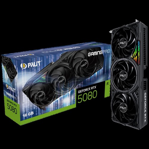 Купить видеокарту Palit GeForce RTX 5080 16Gb GDDR7 – Высокопроизводительная PCI-E 5.0 для геймеров