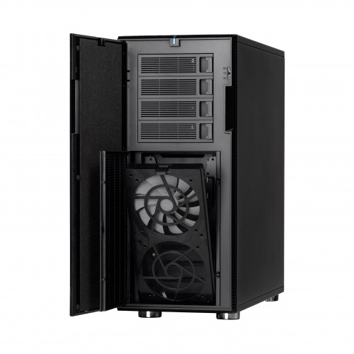 Корпус ПК без блока питания/ Case Fractal Design Define XL R2, Full-Tower, 3x140mm, 2xUSB-A 2.0 + 2xUSB-A 3.0 E-ATX, ATX, mATX, mITX Black Pearl Fractal Design