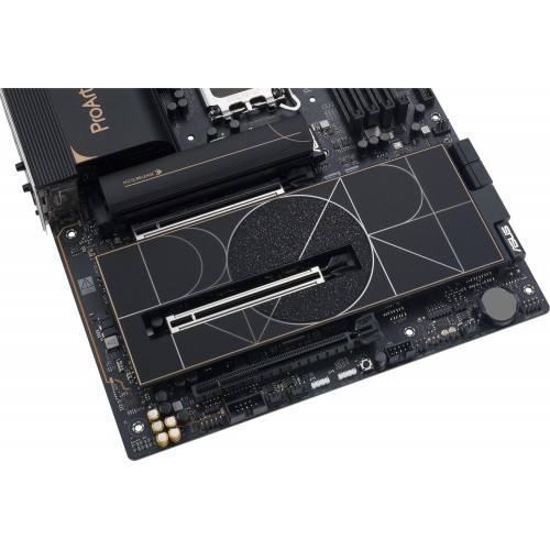 Купить материнскую плату Asus PROART Z890-CREATOR WIFI Soc-1851 с поддержкой Intel Z890, 4xDDR5, 10Gigabit и 2.5Gigabit RAID