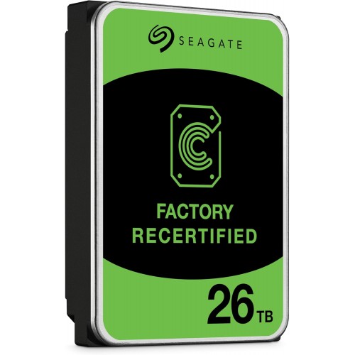 Жесткий диск/ HDD Seagate Exos SATA 26Tb 7200 6Gb/s 512Mb OFFICIAL RECERTIFIED MTBF - 2.5M hrs 1 year warranty (replacement WUH722626ALE6L4, WD261KRYZ)