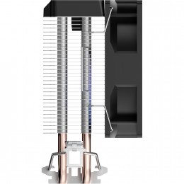Кулер для процессора/ CPU Cooler Ocypus Gamma A20 BK ARGB (110W, 3-pin, 122.5mm, Al/Cu, 2x6mm, ARGB, 1x92mm, 32CFM, 21dBA, 1900RPM, S: 1851/1700/1200/115X, AM5/AM4, black)