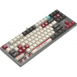 Клавиатура A4Tech S87 Pixels механическая серый/белый USB for gamer LED кабель 1.8м