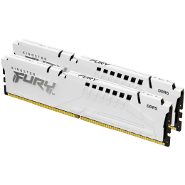 Память оперативная/ Kingston 64GB 5200MT/s DDR5 CL40 DIMM (Kit of 2) FURY Beast White XMP