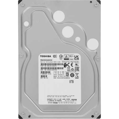 Купить жесткий диск Toshiba SAS 3.0 8Tb MG08SDA800E для серверов - 7200rpm, 256Mb, 3.5