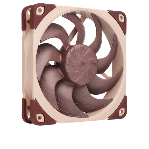 Кулер для корпуса/ Case Cooler Noctua NF-A12x25 G2 PWM (120x120x25mm, 4-pin PWM, 63.15CFM, 22.5dBA, 1800RPM, Beige/Brown)