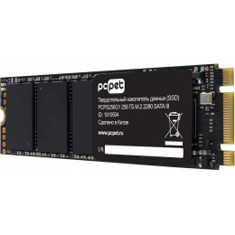 Твердотельный накопитель PC Pet SATA-III 256GB PCPS256G1 M.2 2280 OEM [PCPS256G1]