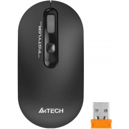 Мышь A4Tech Fstyler FG20S серый оптическая 2000dpi silent беспров. USB для ноутбука 3but (FG20S USB GREY)