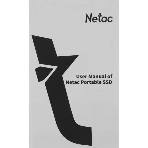 Накопитель SSD Netac USB-C 1TB NT01ZX10-001T-32BK ZX10 1.8" черный