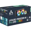 Жидкостная система охлаждения Arctic Cooling Liquid Freezer III Pro 240 A-RGB Multi Compatible All-In-One CPU Water Cooler (ACFRE00182A) ARCTIC