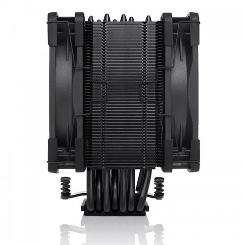 Кулер для процессора/ CPU Cooler Noctua NH-U12A chromax.black (169W, 4-pin PWM, 158mm, Al/Cu, 7x6mm, 2x120x120x25mm, 60CFM, 22.6dBA, 2000RPM, S: 1851/1700/1200/115X, AM5/AM4, Black)